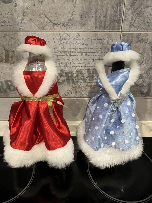 Декор для пляшок новорічний