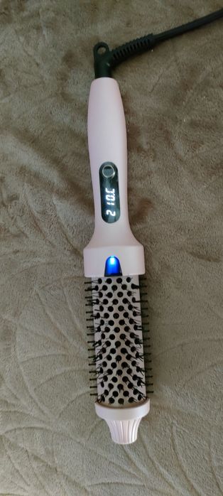 Escova elétrica para fazer caracóis