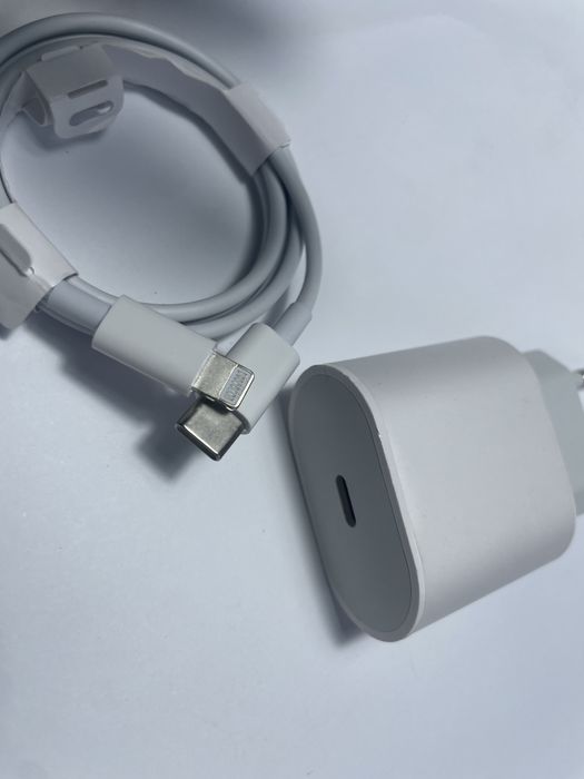 Швидка зарядка для айфон 20W  Кабель Type-C Lightning | Комплект | Гарантія  Швидкісна зарядка для айфон  Швидка зарядка для айфон  Зарядка для айфону