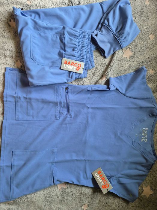 -40% ceny Błękit ceil porządny uniform Barco joggery wiskoza polski S