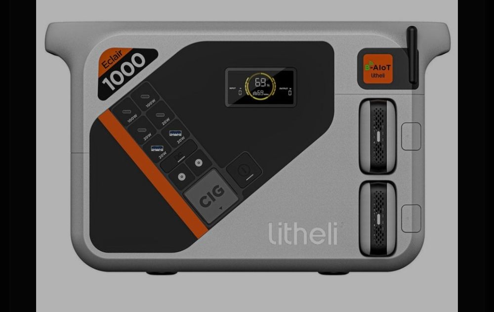Зарядна станція Litheli 1800 Вт, 1069 Вт·год, LiFePO4, + 2 Power Bank