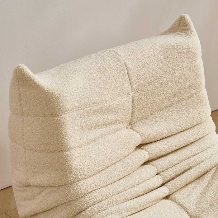 Puf Gigante HQ352 + Ottoman – BEGE – Novo na Caixa (Peso 22kg) (NOVO)