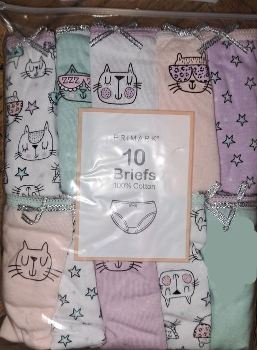 Трусики на дівчинку,вартість за 10шт.трусики на девочку primark