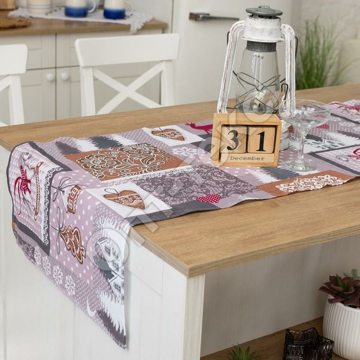 Дорожка новогодняя скатерть ранер салфетка