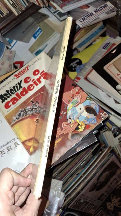 Astérix e o caldeirão a grande travessia bd