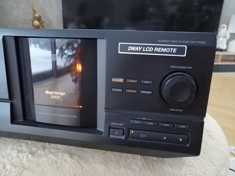 SONY zmieniarka CDP-CX260, Made in JAPAN, CD 200 TEXT