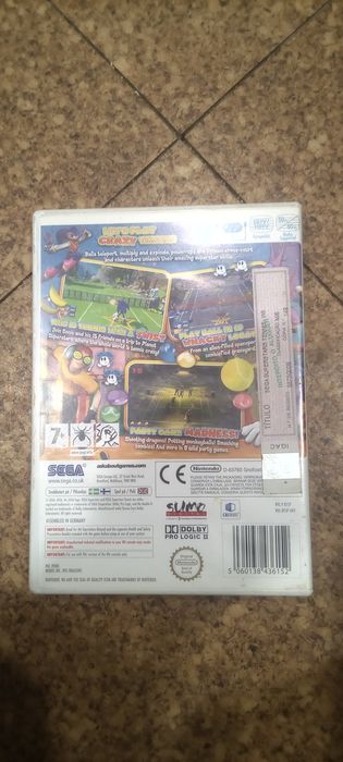 Jogo Wii e sega superstars