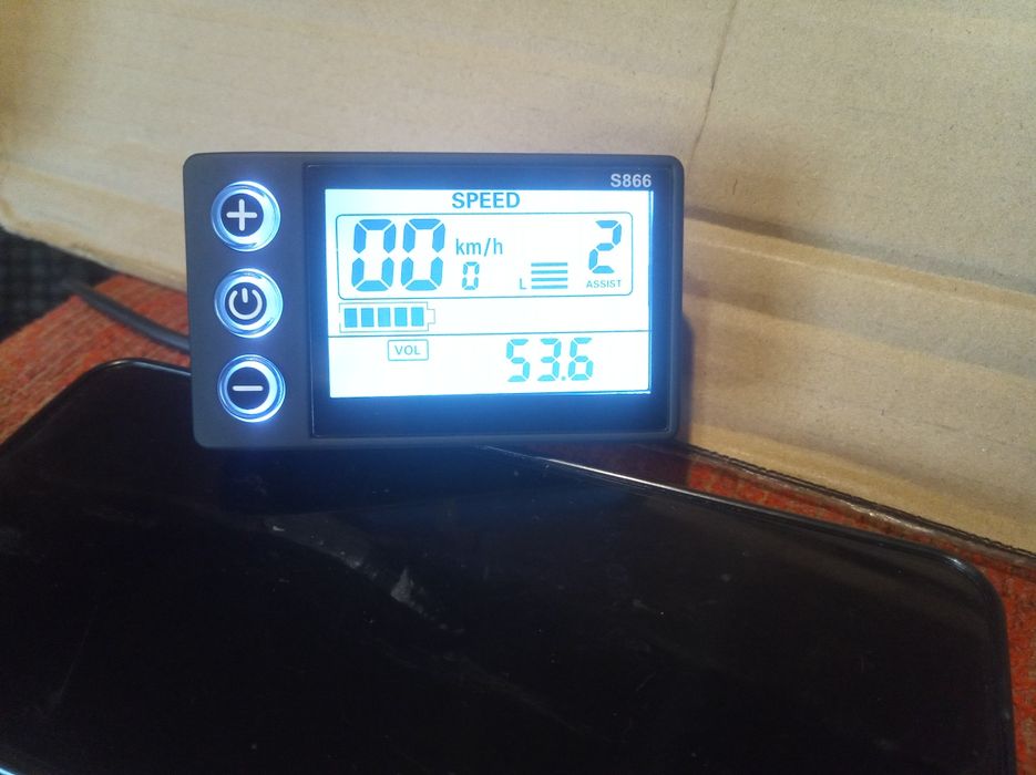 Дисплей S866 контроллер 20а синусный .