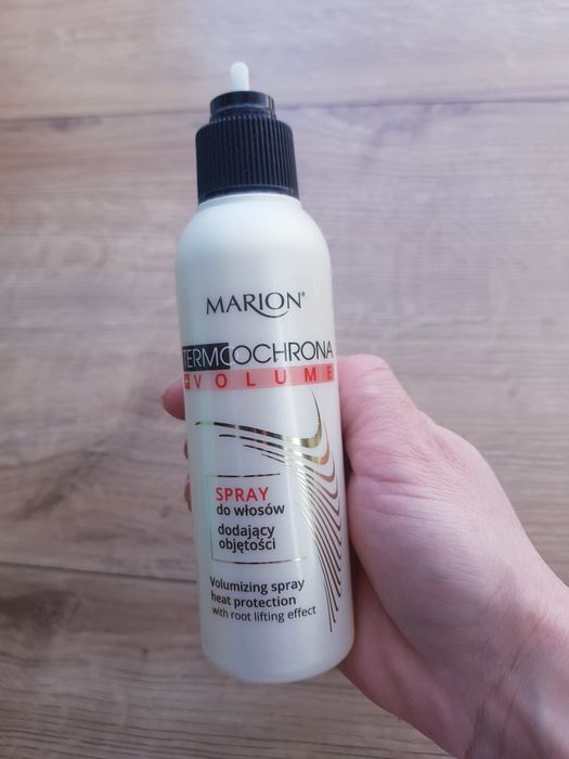 Nowy spray do włosów dodający objętości  Marion Termoochrona  130ml