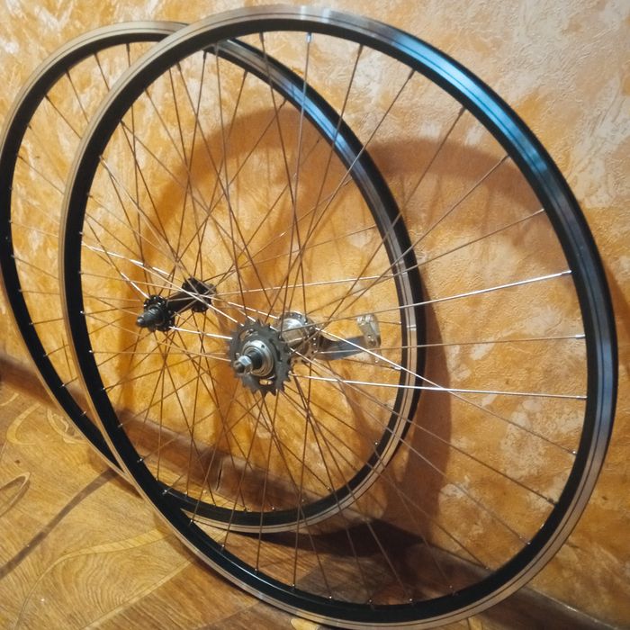 Вело колёса 28 дюймов на чешской втулке velosteel спица нержавейка
