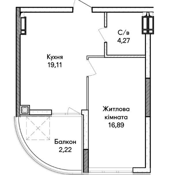 Купити квартиру Ірпінь. Перший внесок від 40%. Новобудова на Кобилянської