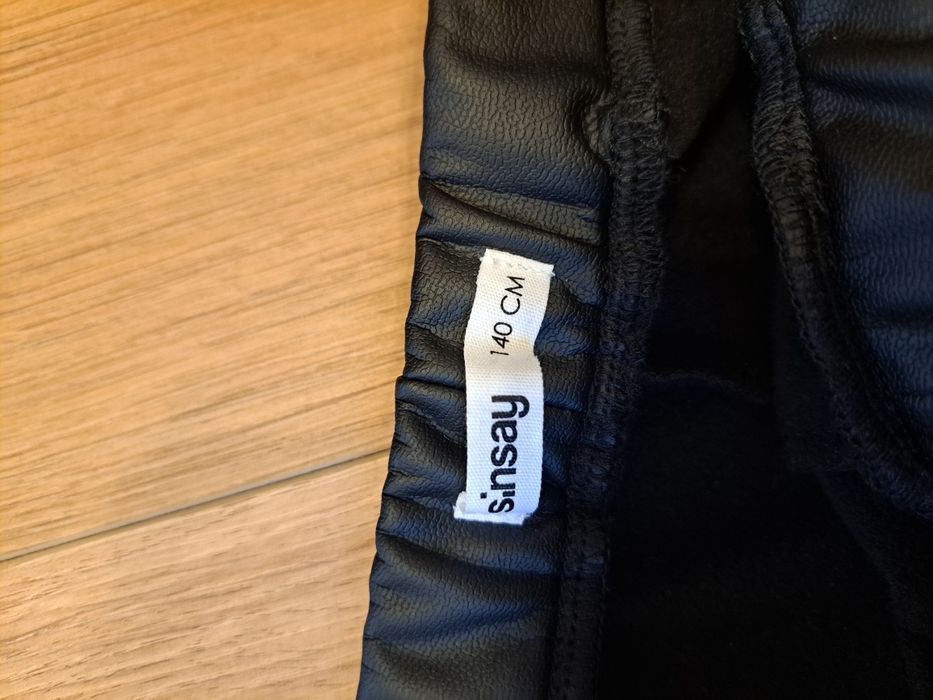 140 leginsy Eco skóra sinsay dziewczynka