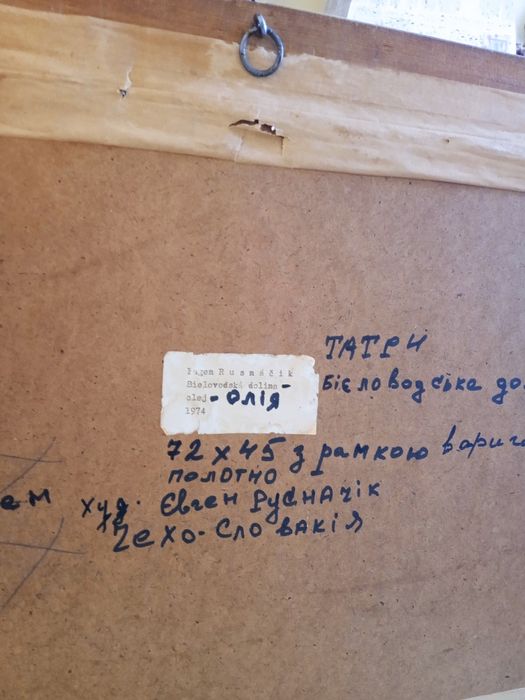 Картина (Бієловодська долина) У татрах.