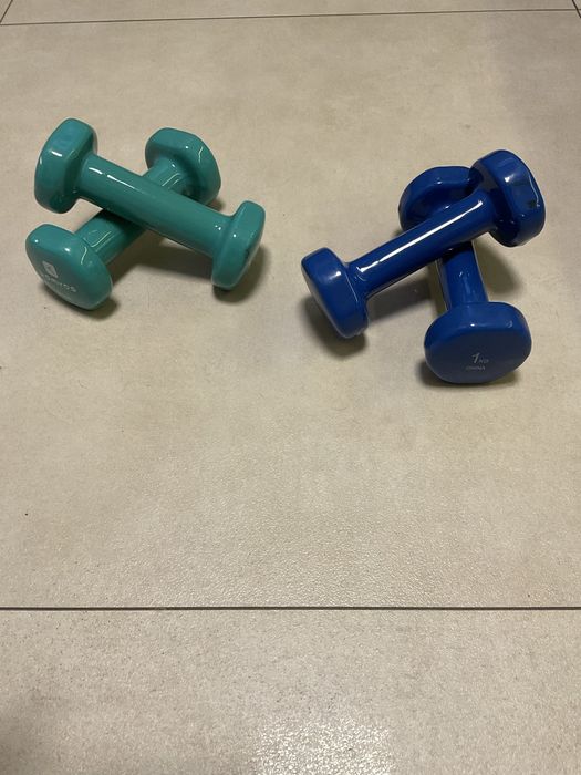 Hantle, ciężarki do fitness 4 x 1 kg