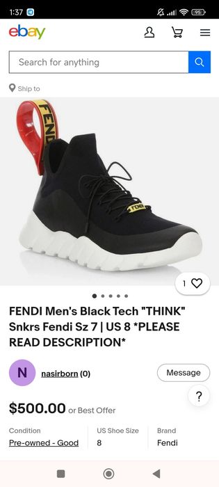 Продам,, Fendi ,,стан як новi(унисекс)