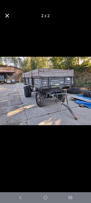 Przyczepa wywrotka 2 strony