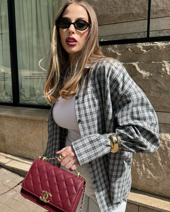 Сорочка в клітинку, сорочка ace est, сорочка alien подовжена