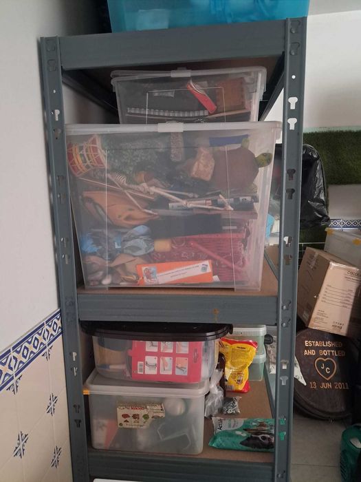 Estante Metálica de 4 Prateleiras