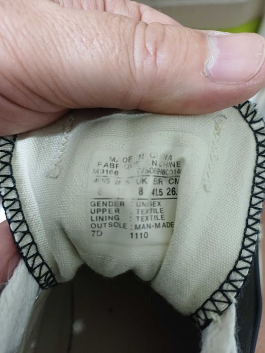 Ténis Converse All Star Nº 41.5 preto/branco