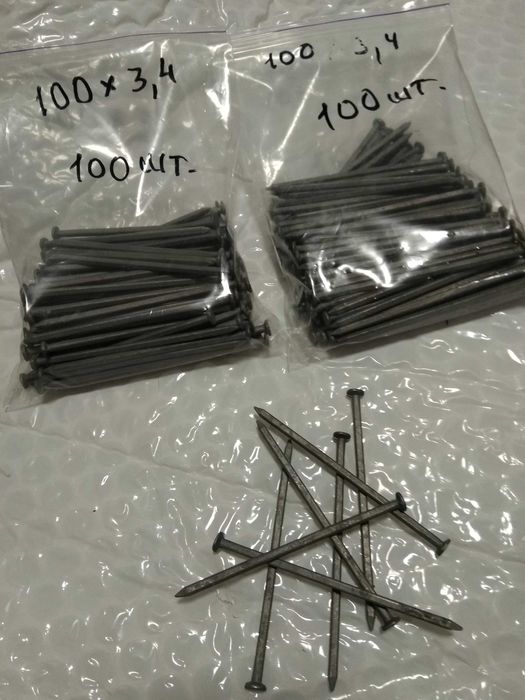 Цвяхи оцинковані фінські 45, 60, 75, 100, саморізи, цвяхи для покрівлі