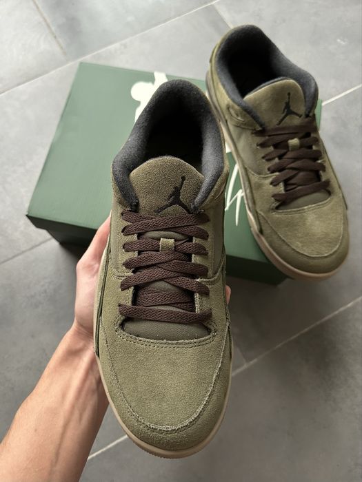 Оригінальні чоловічі кросівки Nike Air Jordan Flight Court Olive Khaki