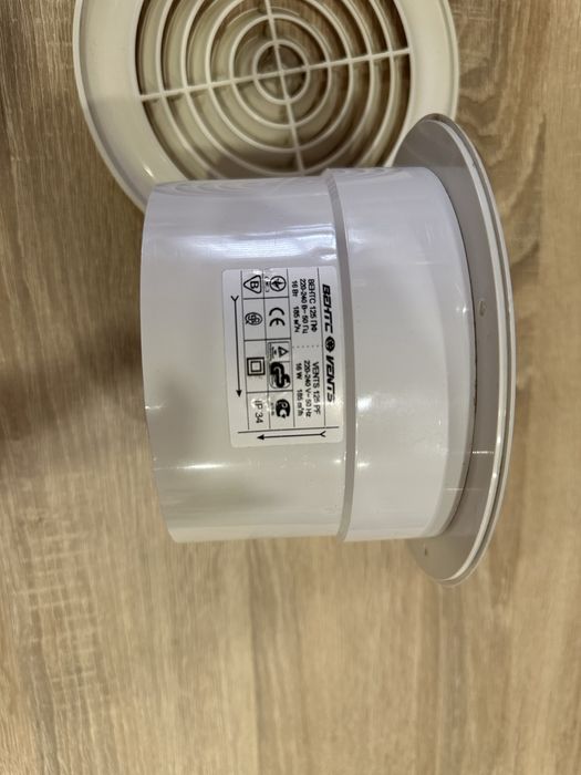 Витяжка у ванну туалет Vents. Витяжний вентилятор