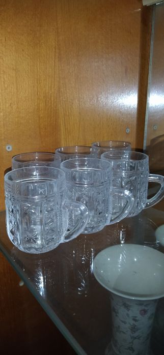 Хрустальные бокалы-кружки