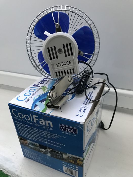 Вентилятор автомобільний 12в.