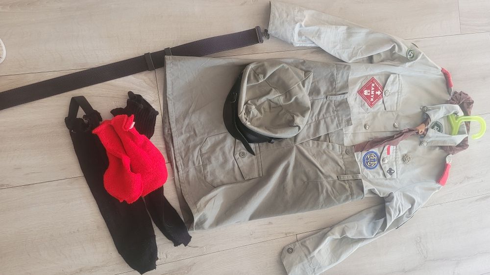 Mundur dziewczynka ZHP góra 146 dół 158