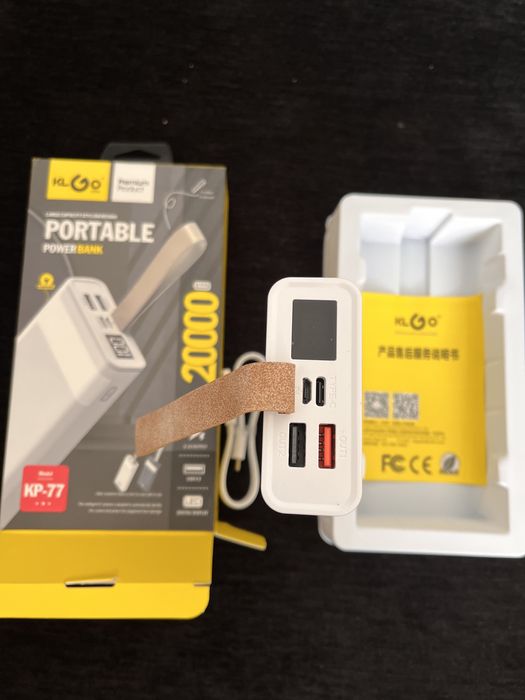 Повер банк 20 000 mAh з ліхтариком