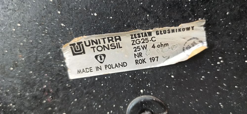 Kolumny UNITRA Tonsil