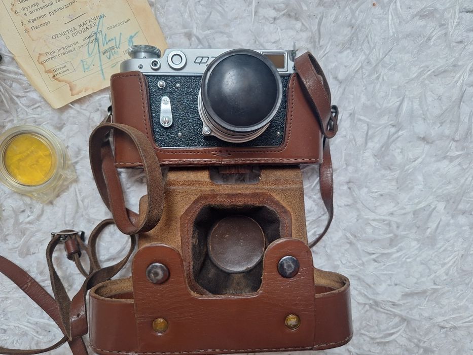 FED-2 (ФЭД-2) z lat 50. – komplet kolekcjonerski