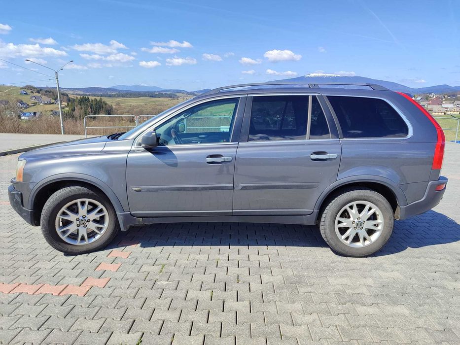 Volvo XC 90 2.5T, 2005 automat AWD 4x4, 7-osobowy bogata wersja, bardzo doinwestowany, uszkodzony silnik jeżdżący OKAZJA