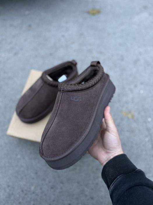 Жіночі зимові уги UGG Tazz Tasman platform driftwood шоколадні