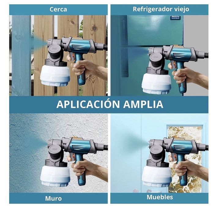Pistola de Pintura Tilswall 800W HVLP – 1300 ml