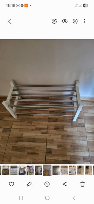 Przedpokój lustro, półka na buty, garderoba