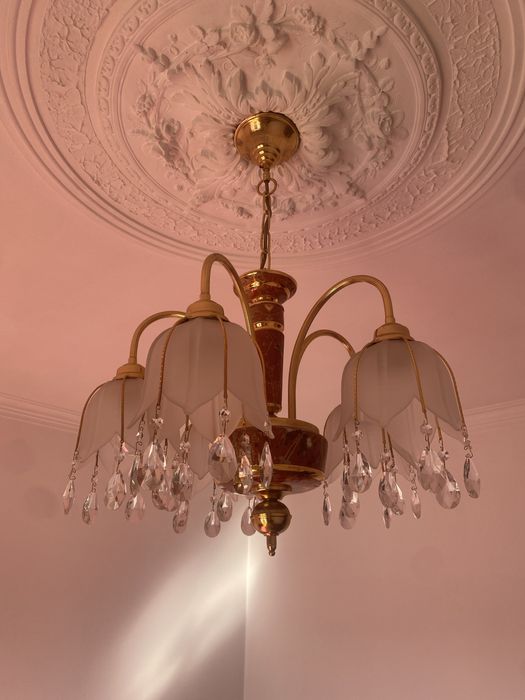 Candeeiro de 5 lampadas quarto de dormir