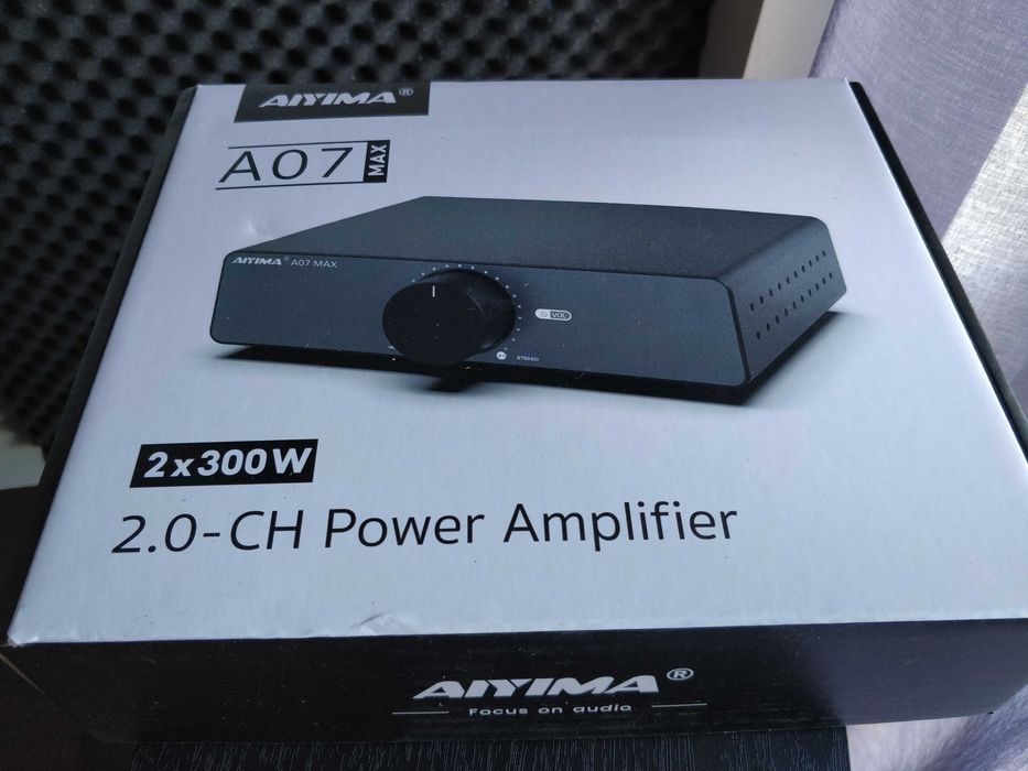 Amplificador Aiyima A07 MAX (2x300w max / 4 Ohm /48v 12A)