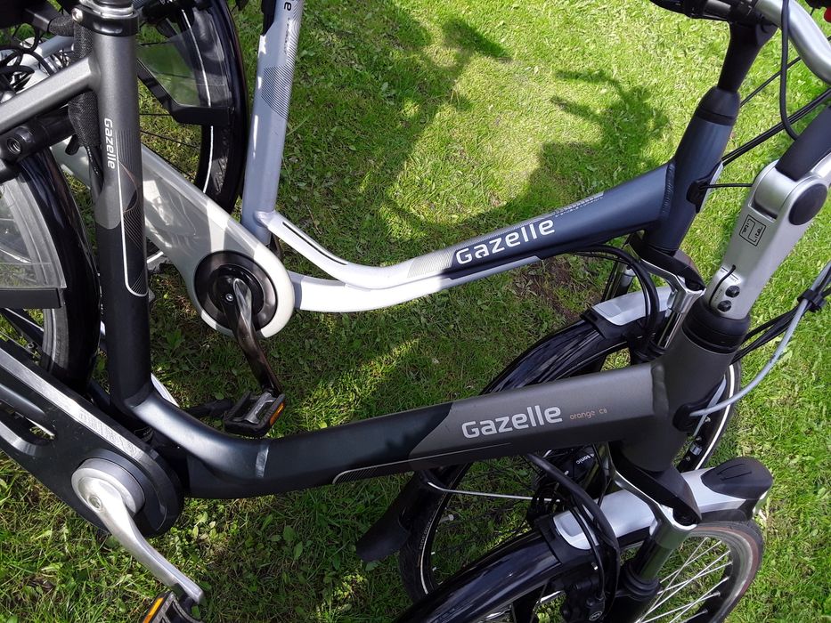 Piękny rower elektryczny Gazelle Panasonic PARKA