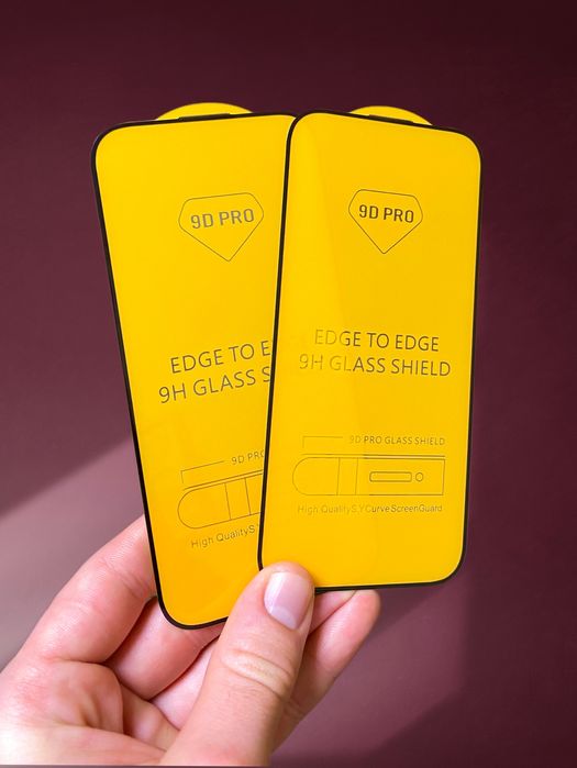 Захисне скло для Айфон 16/16 Pro Max | Всі моделі в наявності | 9D