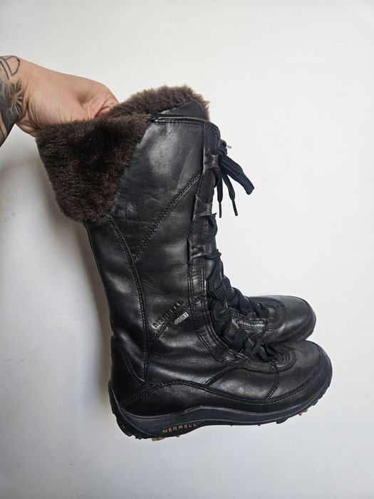 Śniegowce skóra naturalna Merrell