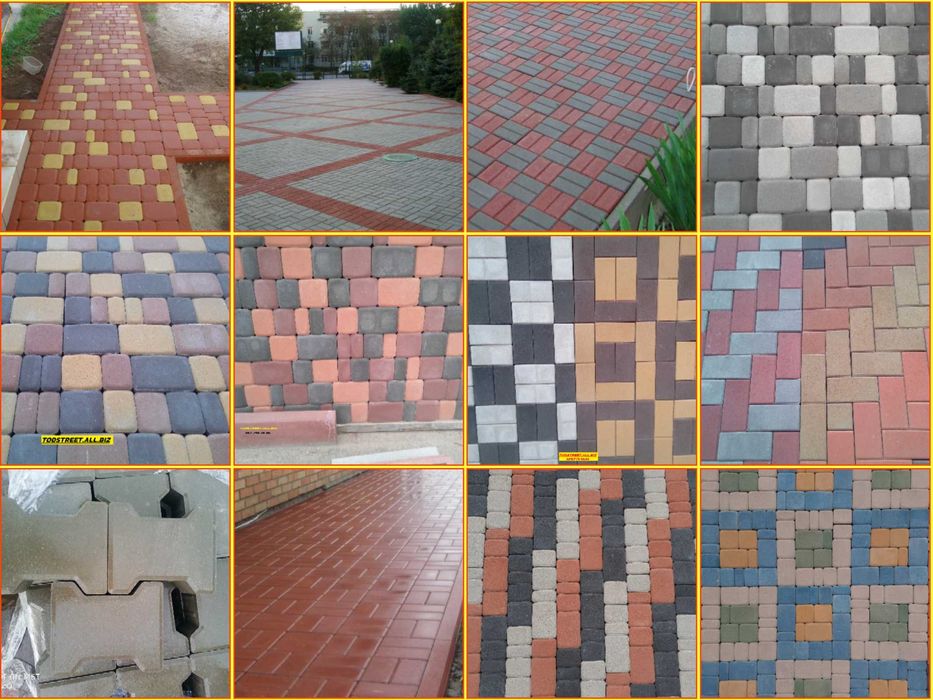 Блок Модульний, Модерн.Тротуарна Плитка.