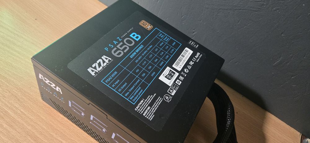 Блок живлення AZZA 650B 80 Plus Bronze