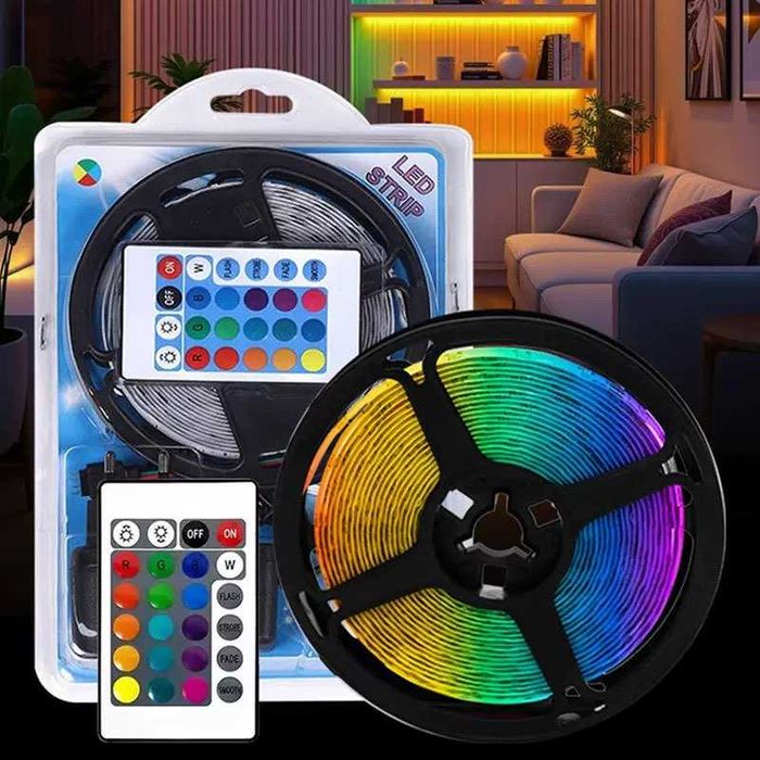 Fita de LED Mudança de Cor 5M