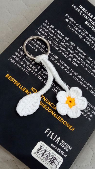 Breloczek wykonany na szydełku