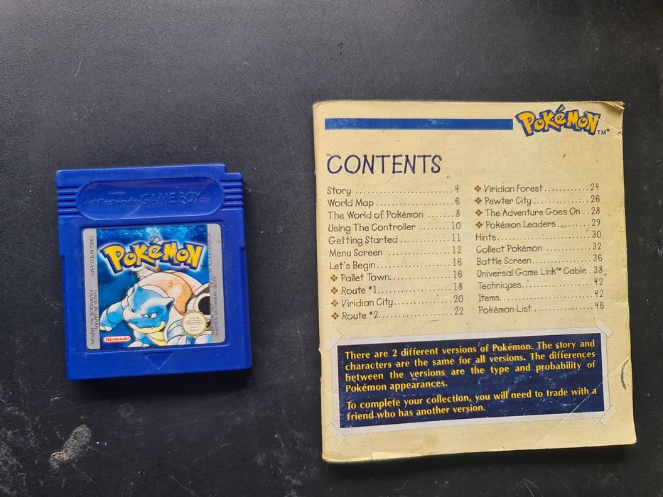 Pokemon Blue Gameboy