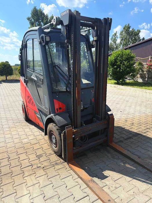 wózek widłowy LINDE H20T/600 EVO LPG kabina klima 2017r pompowane koła