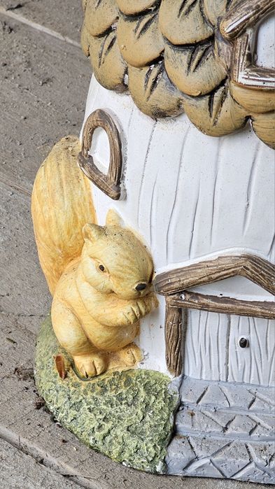 Figurka Grzyb Szyszka Xl Ogrodowa Duża 35Cm