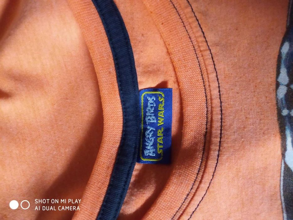 Koszulka krótki rękaw roz 122 z nadrukiem