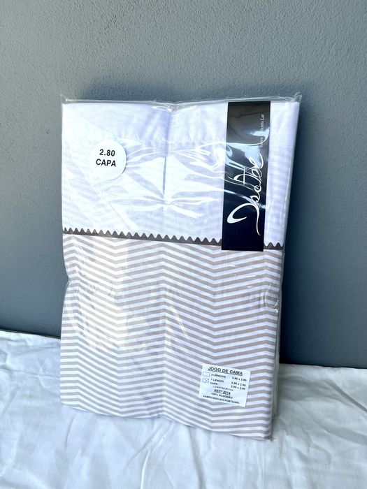 Lençois kingsize 100% algodão